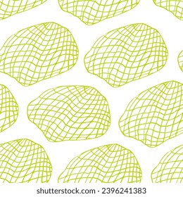 seamless pattern with neon mesh in vector. imitation of a volumetric 3D object. objects for the design wallpaper background prints product packaging website application.