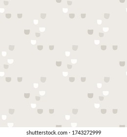 
Seamless pattern. Neutral cream sprinkle confetti background. Elegant minimal off white beige linen texture. Stylish dotty all over print.