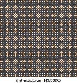 Seamless pattern. New variations of Indonesian classical batik. Truntum motif. Suitable for printing or wallpaper.