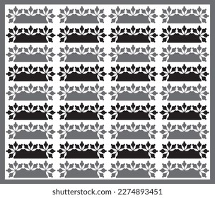 Patrón sin foco. Nuevas variaciones del batik clásico indonesio. motivo. Idóneo para imprimir o papel tapiz.