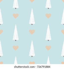 seamless pattern. New Year holidays. Christmas tree