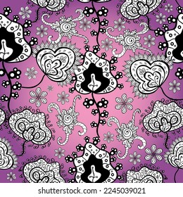 patrón inmaculado con flores agradables de colores agradables, acuarela floral, baldosa para papel de pared, tarjeta o tela. vector 