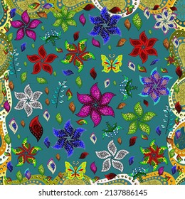 Seamless pattern nice super abstract and cute interesting picture. Vector.