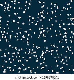 Seamless pattern of a night sky with stars. Vector illustration.