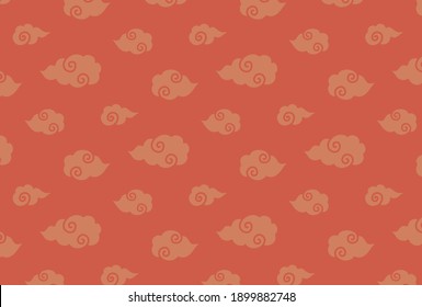 seamless pattern with Nimbus Clouds for banners, cards, flyers, social media wallpapers, etc.