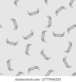 seamless pattern nonstick grill rack cartoon. heavyduty durable, foldable compact, versatile heatresistant nonstick grill rack sign vector
