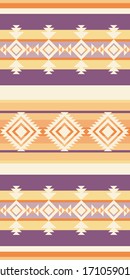 Seamless pattern of north-thai/american design style. geometric pattern repeating for fabric design printed. Traditional japanese/thai/ameican pattern design.