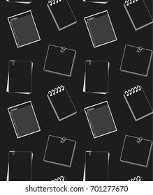 Seamless pattern in notebooks
