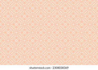Patrón sin brillo con desnudos y color crema. Ilustración vectorial con motivos florales