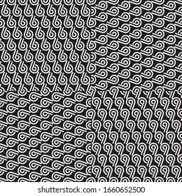 seamless pattern with number 6