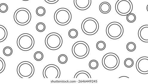 Seamless pattern of numbers and symbols with blue water drop effect