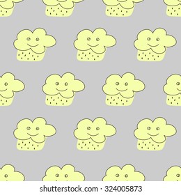 seamless pattern, nursery art  background design for fabric and decor
