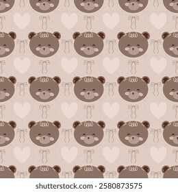 Seamless pattern for nursery design, fabric, cute kids pattern, wallpaper, warping, print in vector file 
