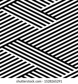 Seamless pattern with oblique black bands.