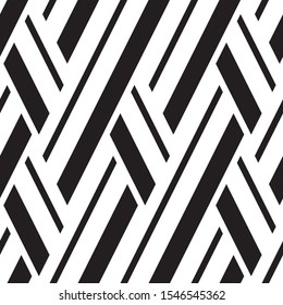Seamless pattern with oblique black bands.