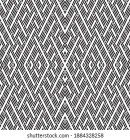 Seamless pattern with oblique black bands