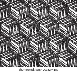 Seamless pattern with oblique black bands1 2 . Seamless vector illustration eps 10.