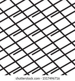 Seamless pattern with oblique black lines.