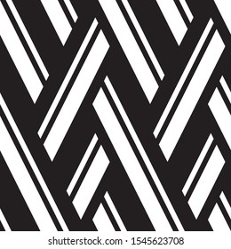 Seamless pattern with oblique black lines.