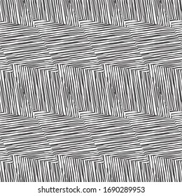 Seamless pattern with oblique black lines