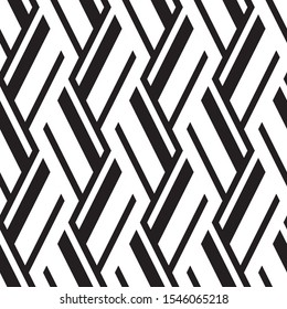 Seamless pattern with oblique black segments.