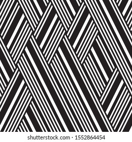 Seamless pattern with oblique black segments.