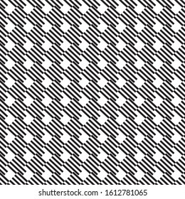 Seamless pattern with oblique black segments