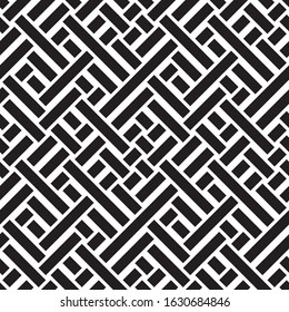 Seamless pattern with oblique black segments.