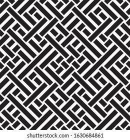 Seamless pattern with oblique black segments.