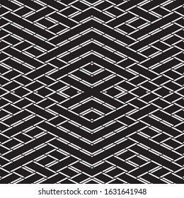 Seamless pattern with oblique black segments.