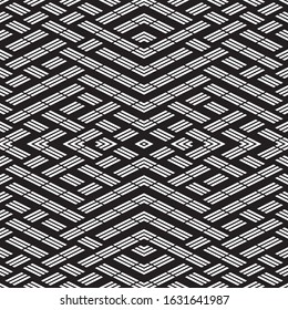 Seamless pattern with oblique black segments.
