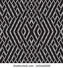 Seamless pattern with oblique black segments.