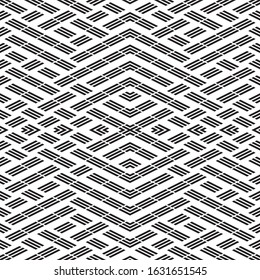 Seamless pattern with oblique black segments.