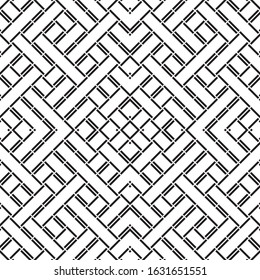 Seamless pattern with oblique black segments.
