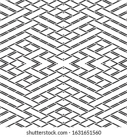 Seamless pattern with oblique black segments.