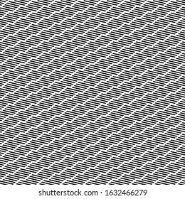 Seamless pattern with oblique black segments