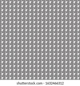 Seamless pattern with oblique black segments
