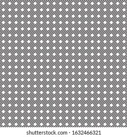 Seamless pattern with oblique black segments