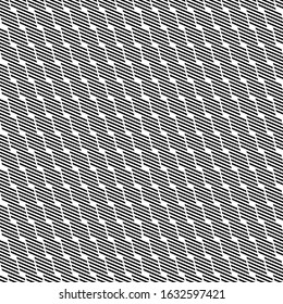Seamless pattern with oblique black segments.
