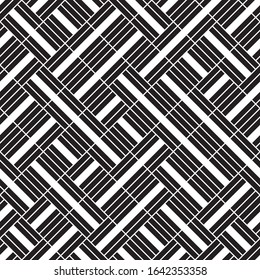 Seamless pattern with oblique black segments