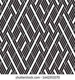 Seamless pattern with oblique black segments