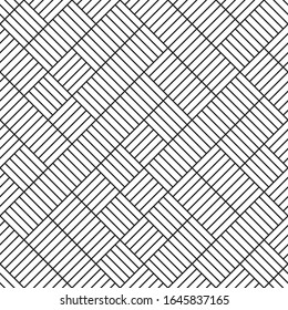 Seamless pattern with oblique black segments