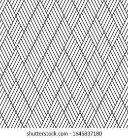 Seamless pattern with oblique black segments