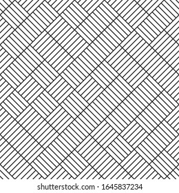 Seamless pattern with oblique black segments