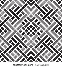 Seamless pattern with oblique black segments