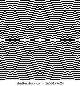 Seamless pattern with oblique black segments