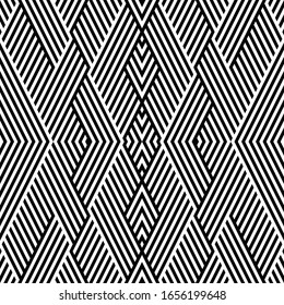 Seamless pattern with oblique black segments