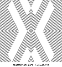 Seamless pattern with oblique black segments