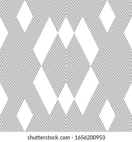 Seamless pattern with oblique black segments