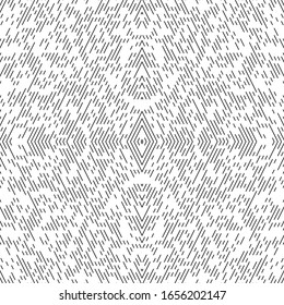 Seamless pattern with oblique black segments